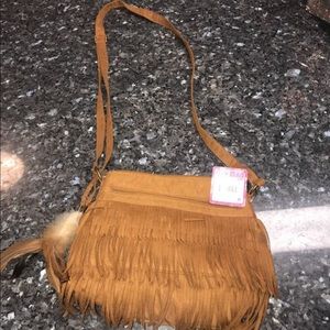 Fringe cross body bag